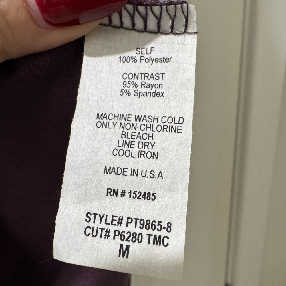 Papermoon Purple Floral Blouse - Picture 3 of 3